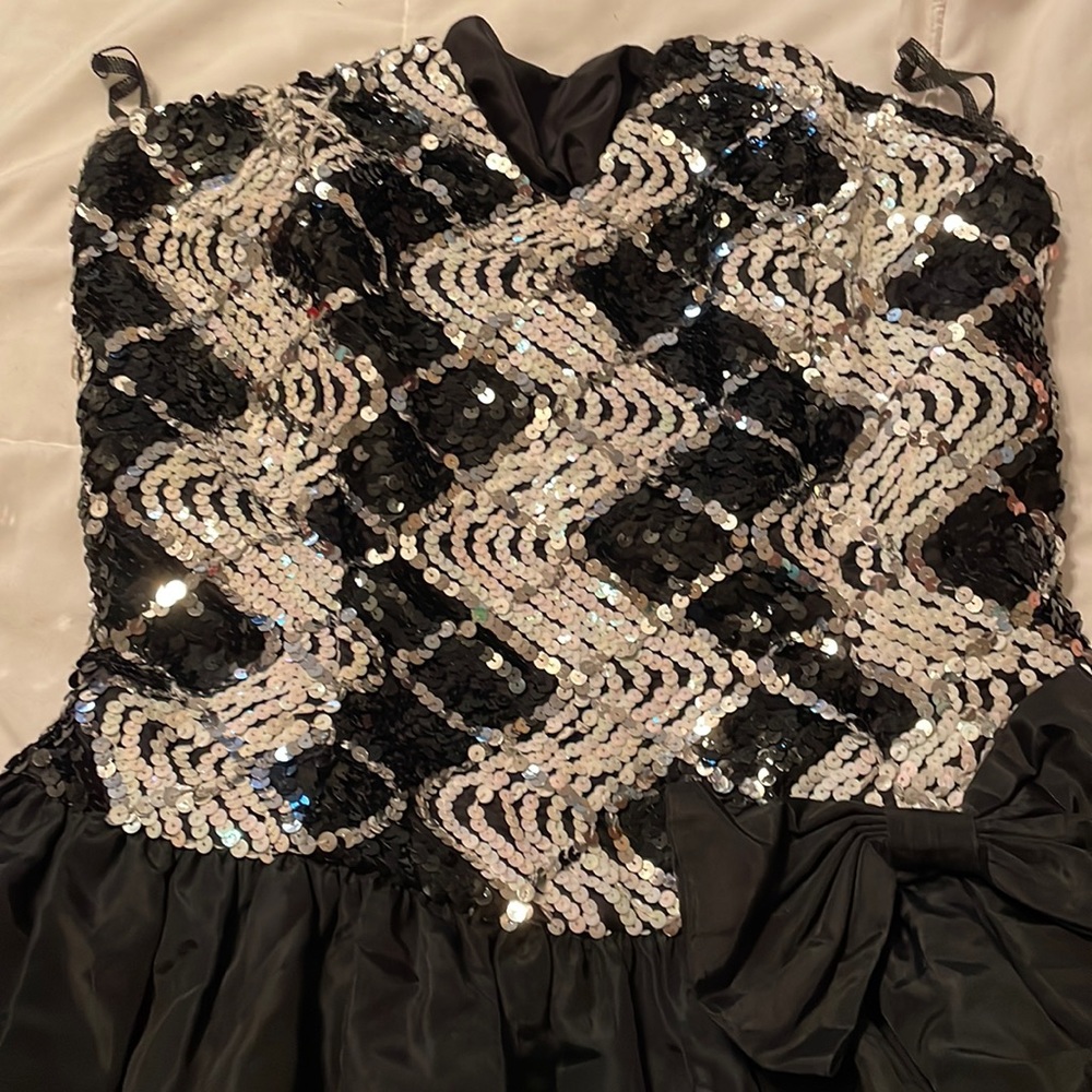 1980s prom dress